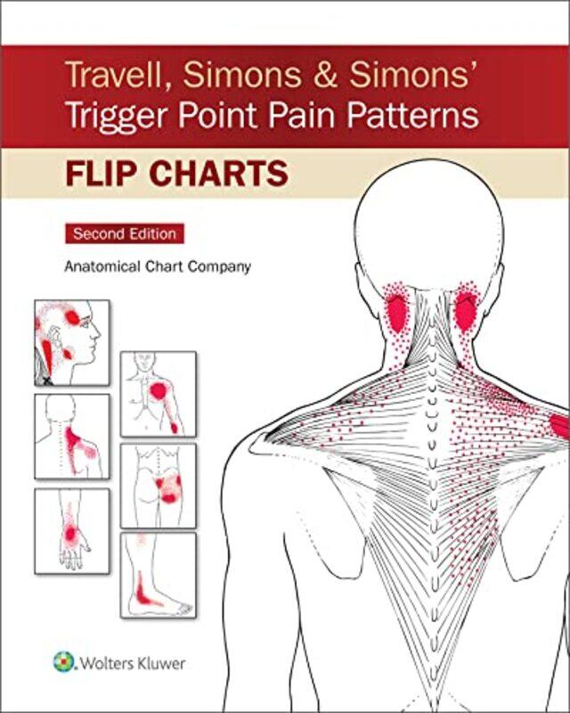 

Travell Simons and Simons’ Trigger Point Pain Patterns Flip Charts by Anatomical Chart Company-Paperback