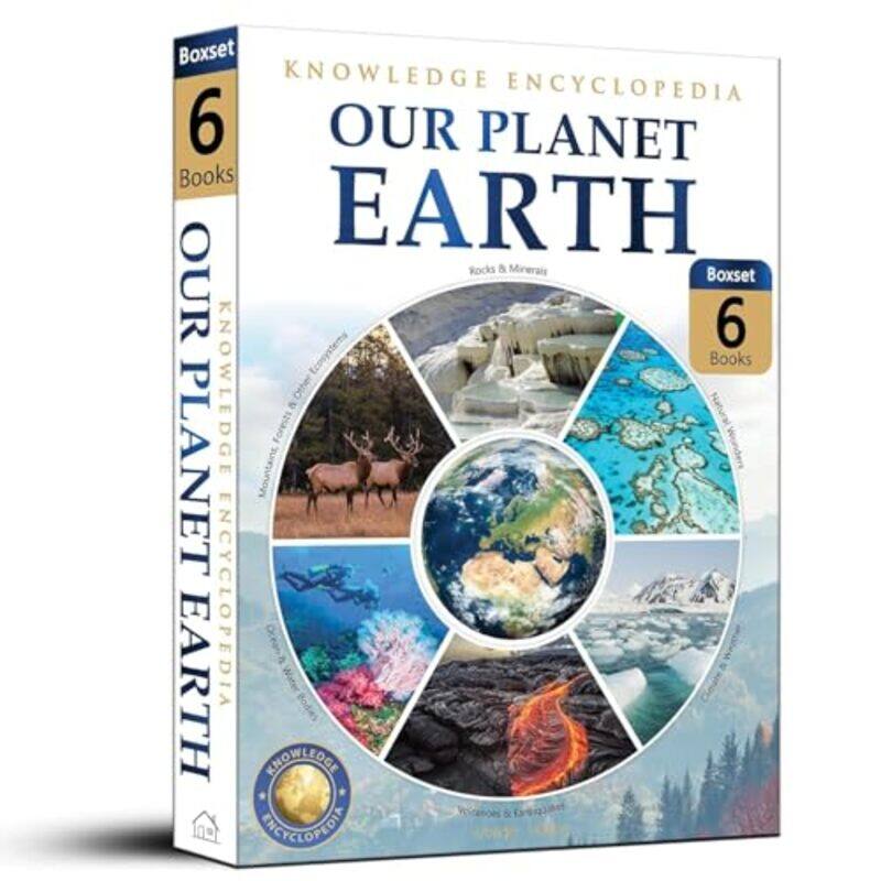 

Our Planet Earth Knowledge Encyclopedia Boxed Set Set Of 6 Books by Wonder House Books - Paperback