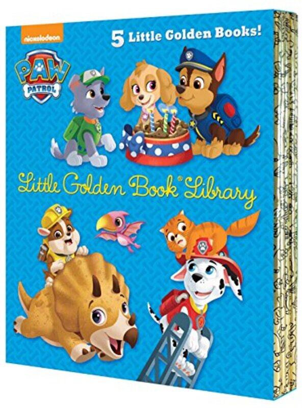 

Paw Patrol Little Golden Book Library (Paw Patrol): Itty-Bitty Kitty Rescue; Puppy Birthday!; Pirate , Hardcover by Various - Golden Books
