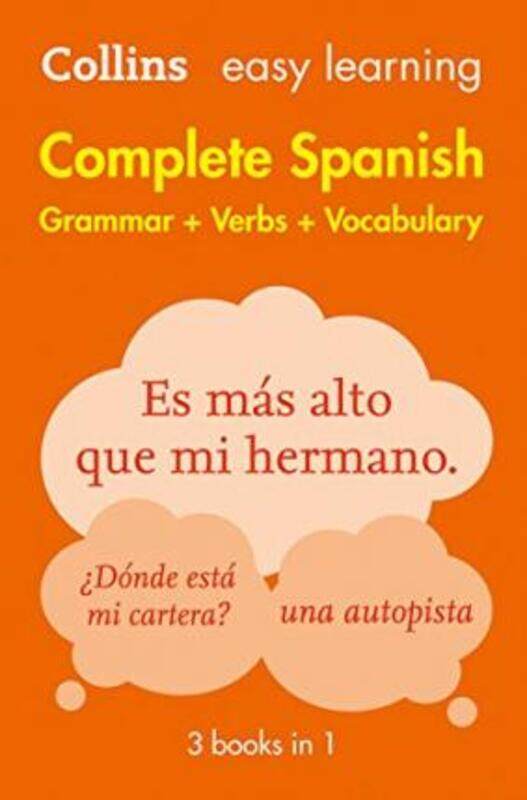 

Easy Learning Spanish Complete Grammar, Verbs and Vocabulary (3 books in 1).paperback,By :Collins Dictionaries