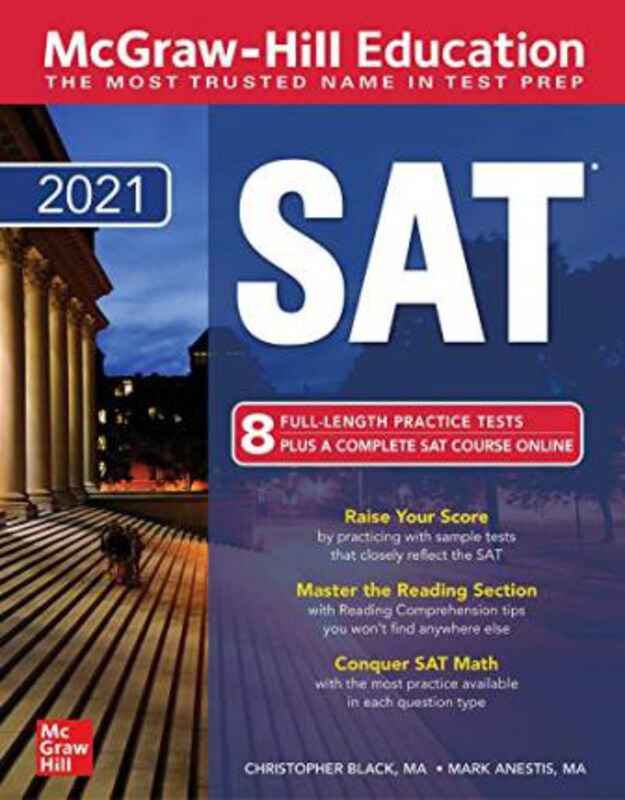 

McGraw-Hill Education SAT 2021, Paperback Book, By: Christopher Black