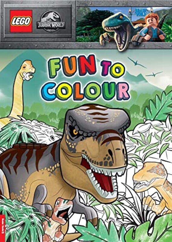 

Lego Jurassic World Fun To Colour By Legobuster Books...Paperback