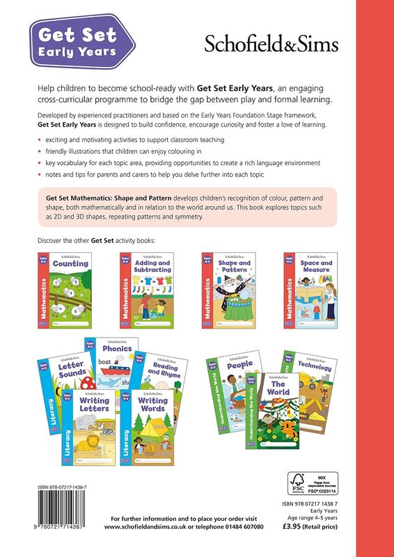 Get Set Mathematics: Shape and Pattern, Early Years Foundation Stage, Ages 4-5, Paperback Book, By: Sophie Le Schofield & Sims