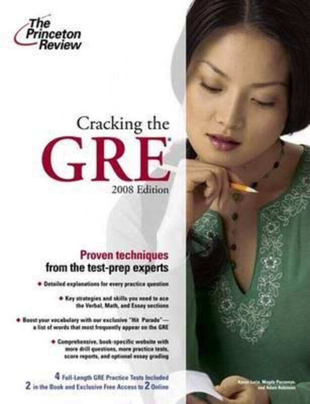 

Cracking The GRE, 2008 Edition (Graduate Test Prep).paperback,By :Princeton Review