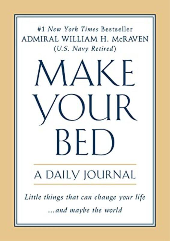 

Make Your Bed A Daily Journal by William H McRaven-Paperback