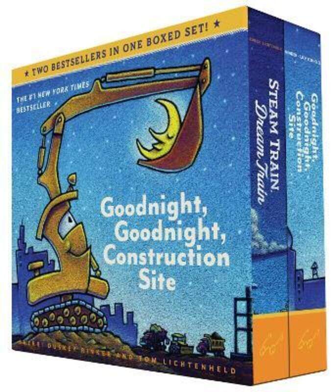 

Goodnight, Goodnight, Construction Site and Steam Train, Dream Train Board Books Boxed Set,Hardcover, By:Sherri Duskey Rinker