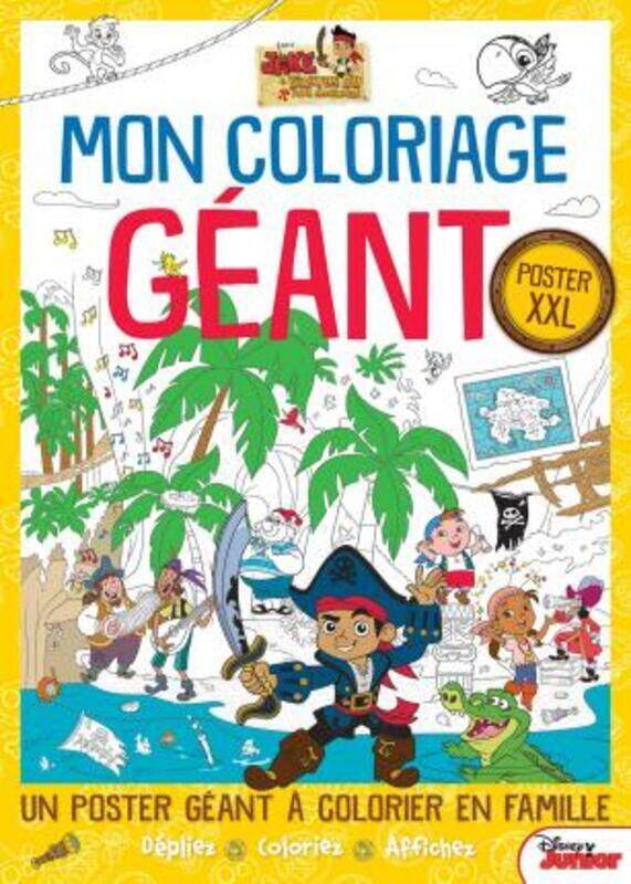 

Jake et les pirates, mon coloriage geant
