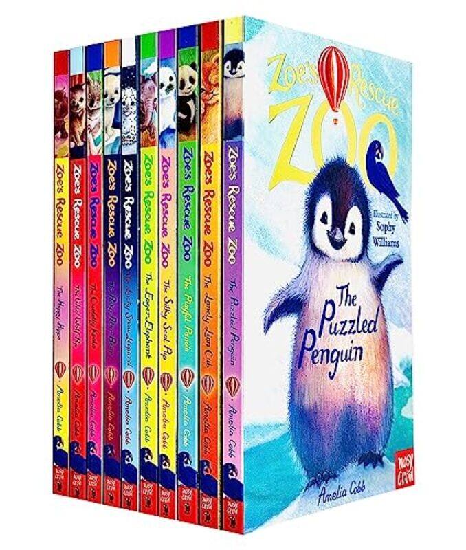 

Zoes Rescue Zoo 10 Books Collection Set By Amelia Cobb The Puzzled Penguin The Lonely Lion Cub By Amelia Cobb - Paperback