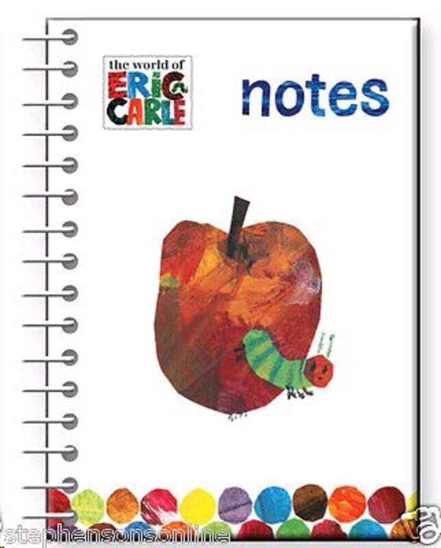 

A5 Hardcover Lined Notebook The World Of Eric Carle Apple, By: Robert Frederick