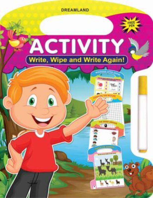 

Write and Wipe Book - Activity.paperback,By :Dreamland Publications