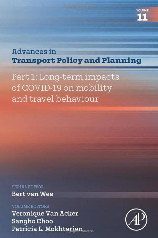 

Part 1 Longterm impacts of COVID19 on mobility and travel behaviour -Hardcover