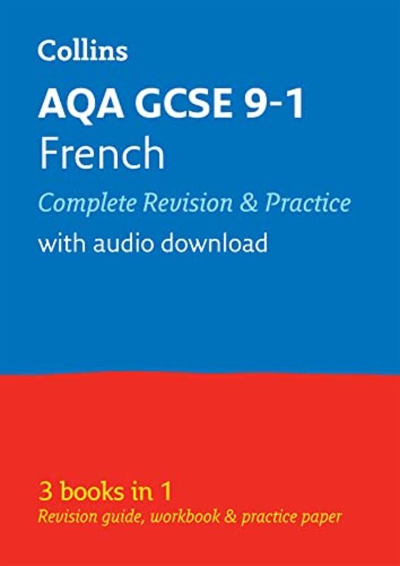 Aqa Gcse 9-1 French All-In-One Complete Revision And Practice: Ideal For Home Learning, 2022 And 202 By Collins Gcse Paperback