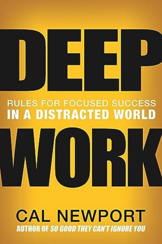 

Deep Work By Newport Cal - Hardcover