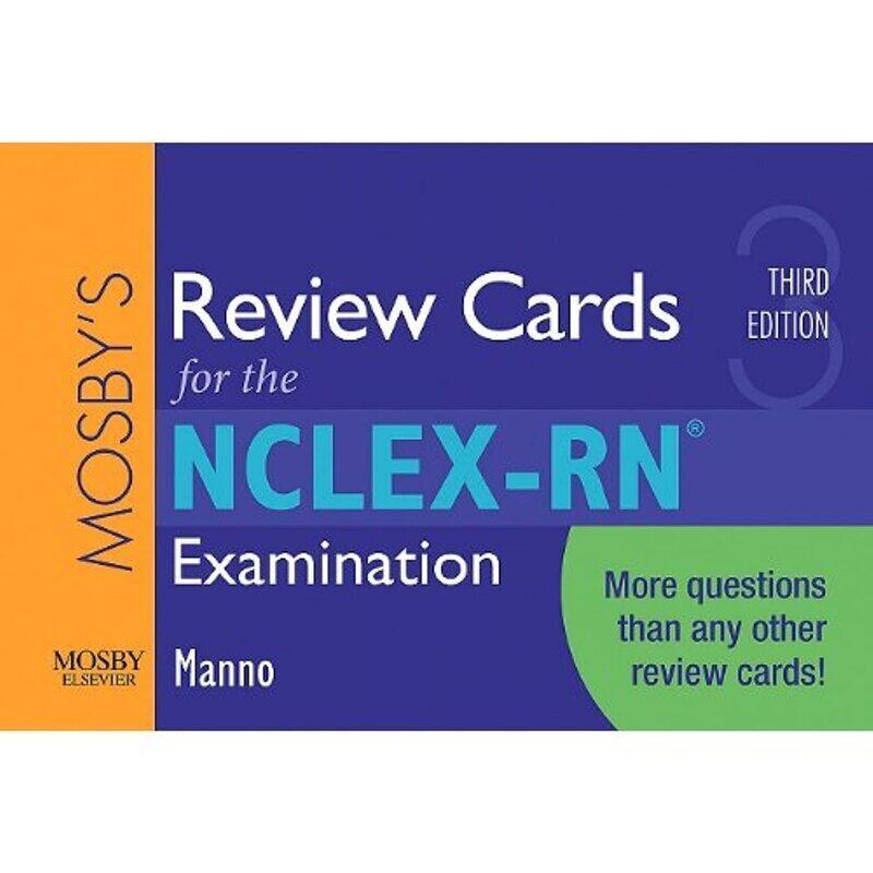 

Mosbys Review Cards For The Nclexrn R Examination By Martin S Manno Paperback