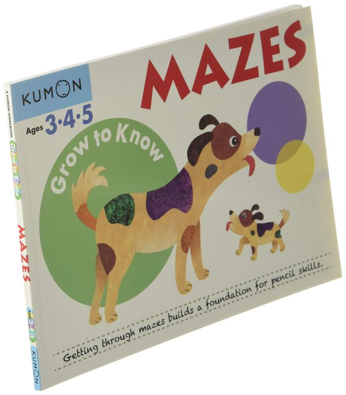 Grow to Know Mazes: Ages 3 4 5, Paperback Book, By: Kumon Publishing