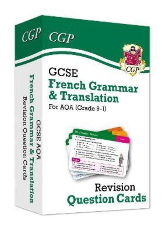 

New Grade 9-1 GCSE AQA French: Grammar & Translation Revision Question Cards.paperback,By :Coordination Group Publications Ltd (CGP)