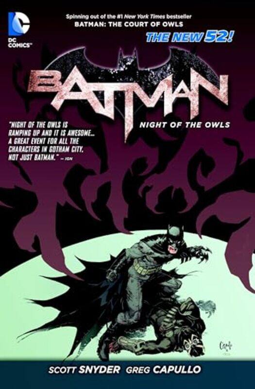 

Batman Night of the Owls The New 52 by Scott SnyderVariousGreg Capullo-Paperback