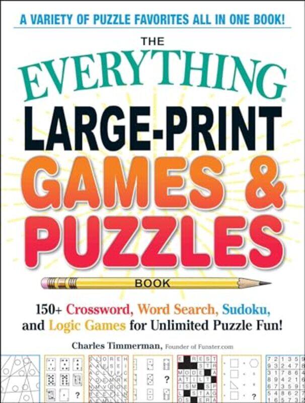 

The Everything LargePrint Games & Puzzles Book by Gilly Pickup-Paperback