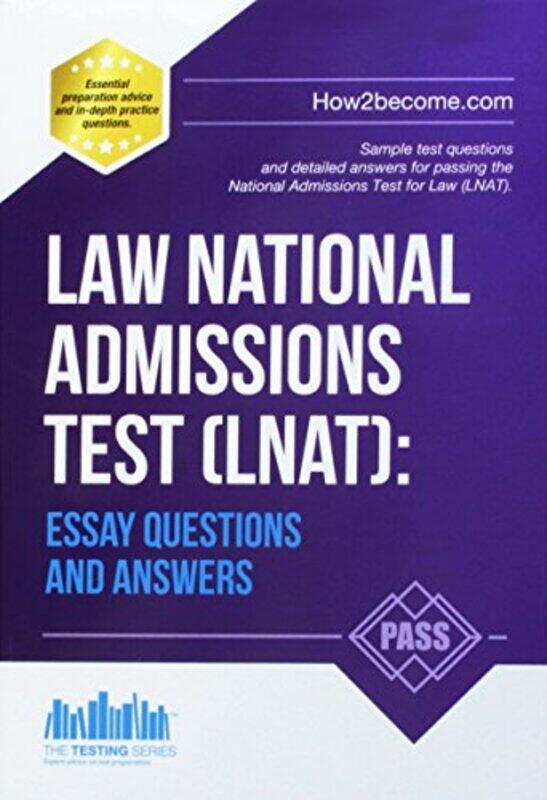 

Law National Admissions Test LNAT Essay Questions and Answers by The Times Mind Games-Paperback