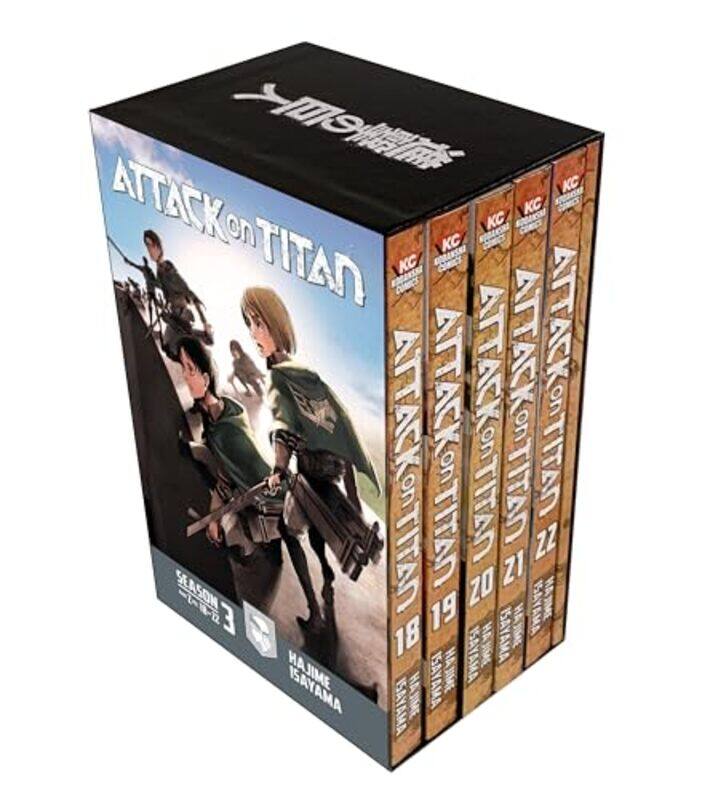 

Attack On Titan Season 3 Part 2 Manga Box Set by Hajime Isayama-Paperback