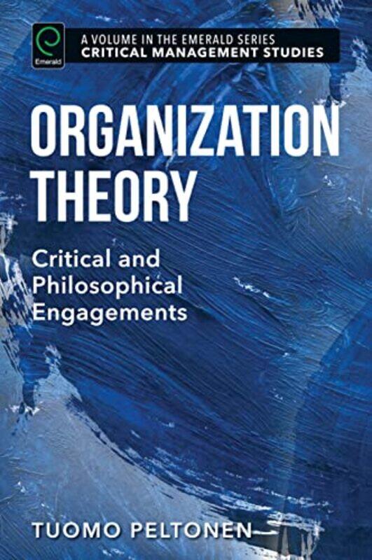 

Organization Theory by Rachel de Thame-Paperback