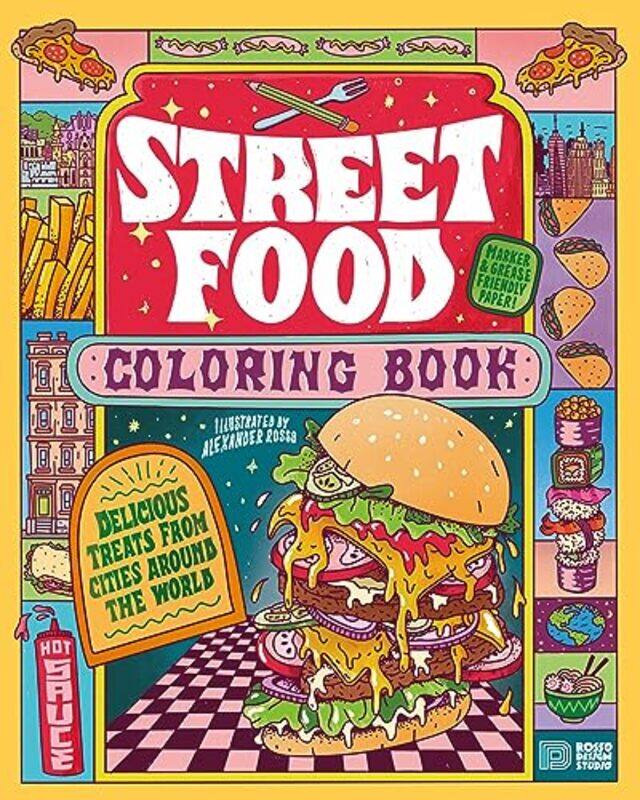 

Street Food Coloring Book by Alexander Rosso-Paperback