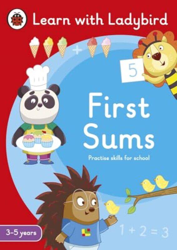 

First Sums Aearn Withadybird Activity Book 35 Years By Ladybird - Paperback