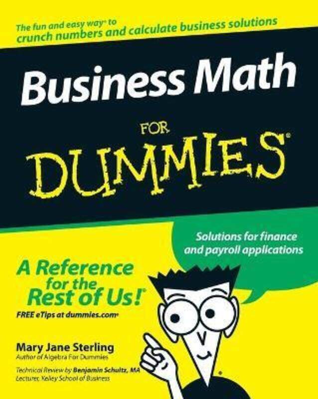 

Business Math For Dummies,Paperback,BySterling, Mary Jane