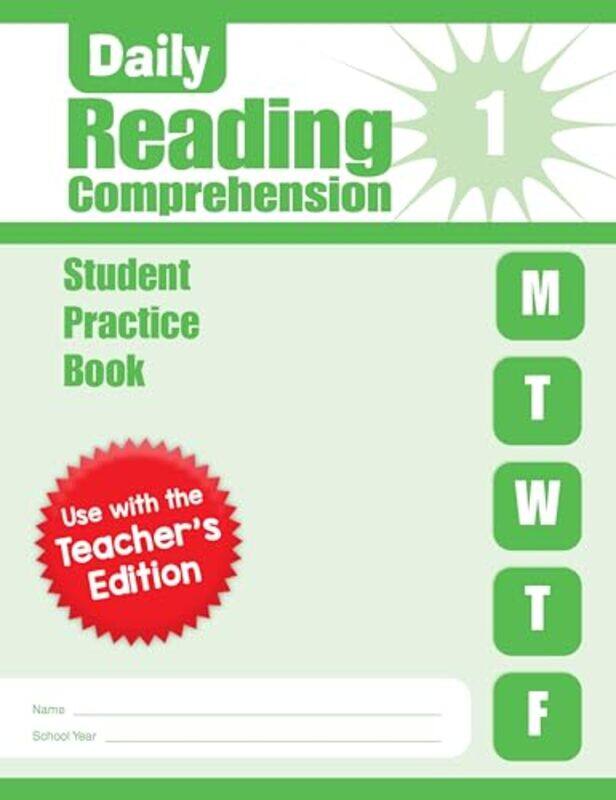 

Daily Reading Comprehension Grade 1 Student Edition Workbook By Evan-Moor Corporation Paperback