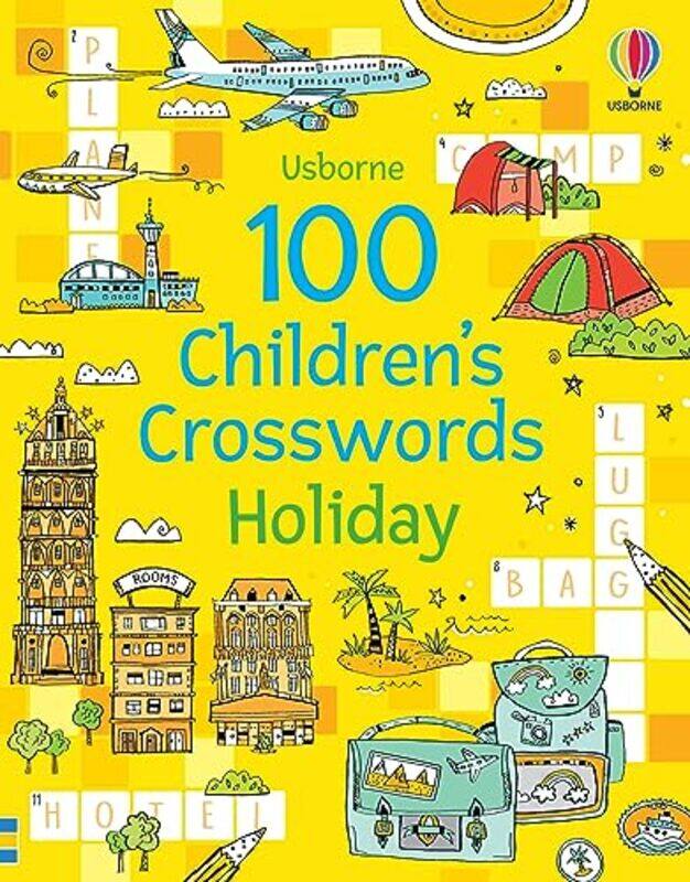 

100 Childrens Crosswords Holiday By Phillip Clarke -Paperback