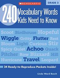 240 Vocabulary Words Kids Need to Know: Grade 2: 24 Ready-To-Reproduce Packets Inside!,Paperback,By:Beech, Linda - Ottaiano, Mela