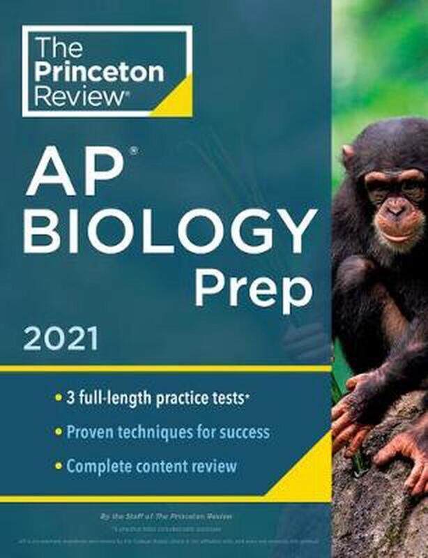 

Princeton Review AP Biology Prep, 2021, Paperback Book, By: Princeton Review