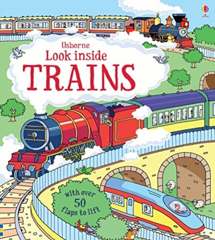 

Look Inside Trains,Paperback by Alex Frith