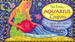 ^(R)The Perfect Aquarius Coupons: A Coupon Gift to Inspire the Best in You : January 20-February 18.paperback,By :Sourcebooks Inc