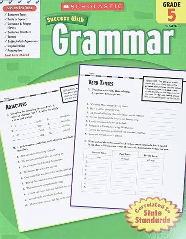 

Scholastic Success with Grammar: Grade 5 Workbook , Paperback by Scholastic - Dooley, Virginia