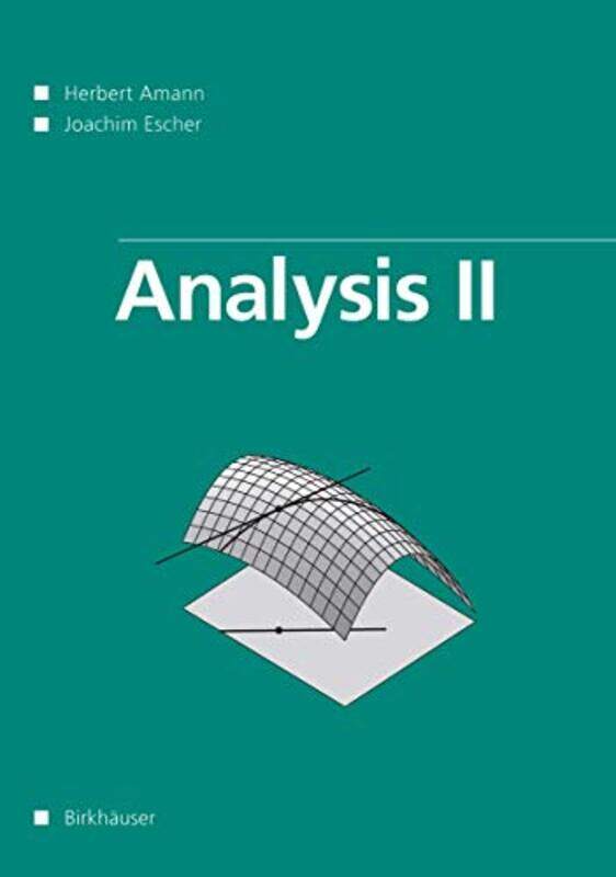 

Analysis II by Herbert AmannJoachim Escher-Paperback