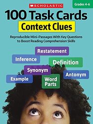 100 Task Cards: Context Clues: Reproducible Mini-Passages with Key Questions to Boost Reading Compre,Paperback,By:Martin, Justin McCory - Ghiglieri, Carol - Martin, Justin