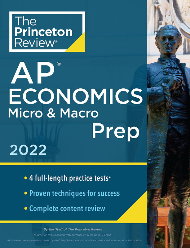 

Princeton Review AP Economics Micro & Macro Prep, 2022, Paperback Book, By: Princeton Review
