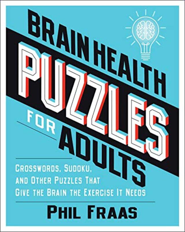 

Brain Health Puzzles For Adults By Phil Fraas -Paperback