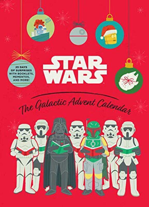 

Star Wars The Galactic Advent Calendar 25 Days of Surprises With Booklets Trinkets and More! Of by Insight Editions Hardcover