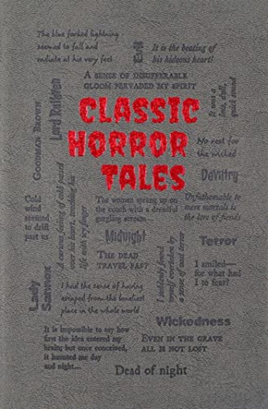 Classic Horror Tales Word Cloud Classics By Editors Of Canterbury Classics -Paperback