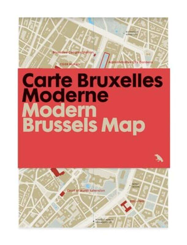 

Modern Brussels Map / Carte Bruxelles Moderne by Jacinthe Gigou -Other Book Format