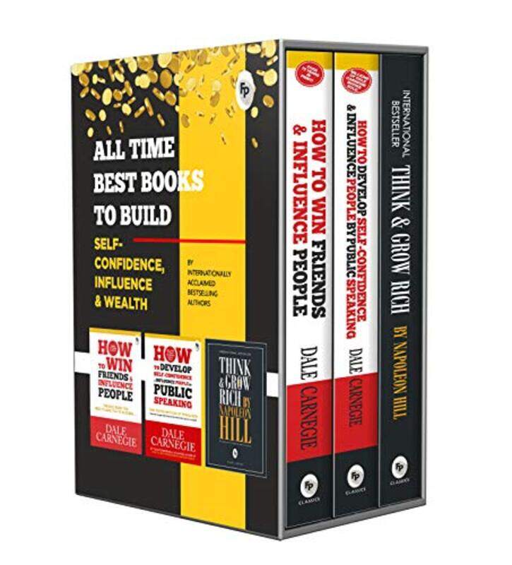 

All Time Best Books To Build Self-Confidence, Influence & Wealth (Box Set of 3 Books),Paperback by Dale Carnegie, Napoleon Hill