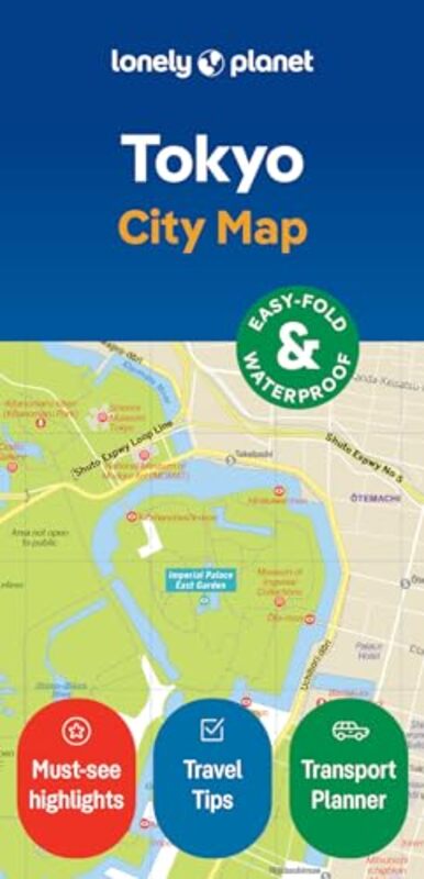 

Lonely Planet Tokyo City Map 2 by Planet, Lonely..Paperback