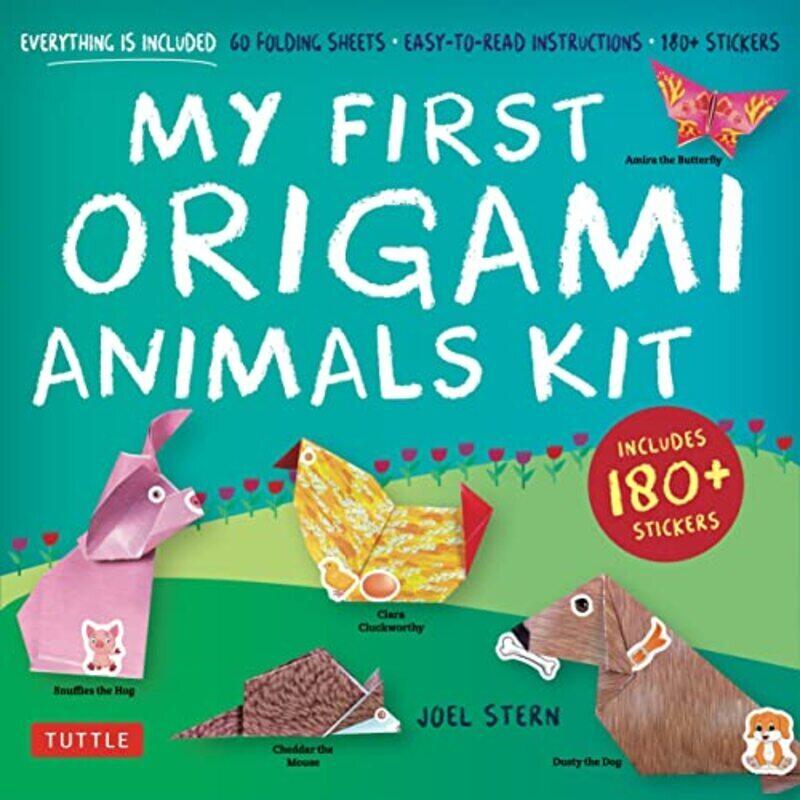 

My First Origami Animals Kit Everything Is Included 60 Folding Sheets Easytoread Instructions By Stern Joel Paperback