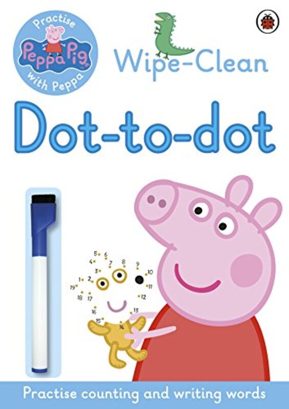 Peppa Pig Practise with Peppa Wipeclean DottoDot by Peppa Pig-Paperback