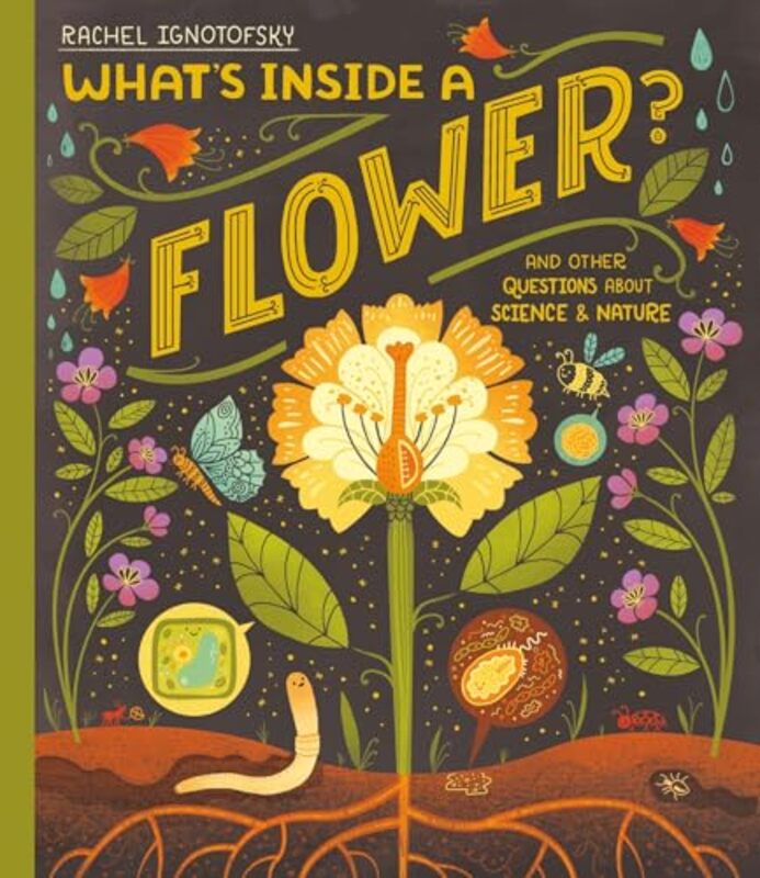 

What's Inside a Flower by Rachel Ignotofsky -Hardcover