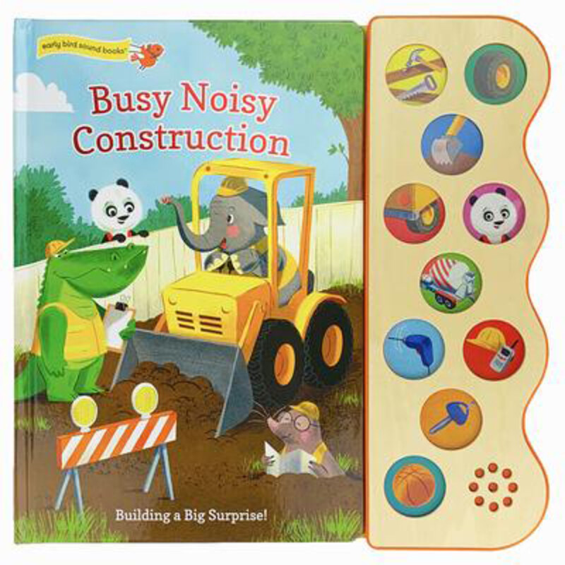 

Busy Noisy Construction, Board Book Book, By: Carmen Crowe