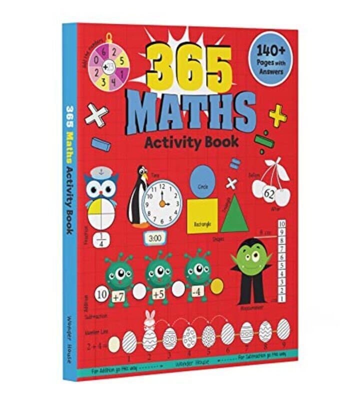 

365 Maths Activity Book For Kids: Age 5+,Paperback by Wonder House Books