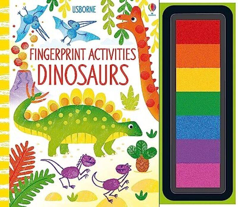 

Fingerprint Activities Dinosaurs By Fiona Watt - Paperback